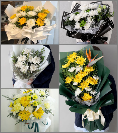 江苏苏州姑苏区金阊街道采香花园社区白事花束代送